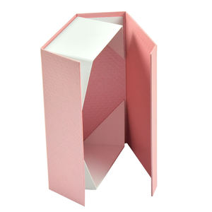 <span class=keywords><strong>Boîte</strong></span> cadeau magnétique pliable de luxe avec logo personnalisé pour perruques, vêtements, cosmétiques, extensions de cheveux, <span class=keywords><strong>maquillage</strong></span>, ensemble de <span class=keywords><strong>maquillage</strong></span>, <span class=keywords><strong>boîte</strong></span> d'emballage rose - Product Image 4