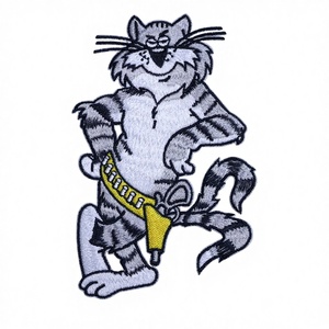 衣類用カスタム卸売高品質フル刺繍パッチバッジ、格安で100％カスタム刺繍パッチを製造 - Product Image 1