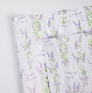 Rollo de papel de seda con diseño de flor de lavanda, ecológico, con impresión digital, para regalos, manualidades y embalaje, para bricolaje. - Product Image 4