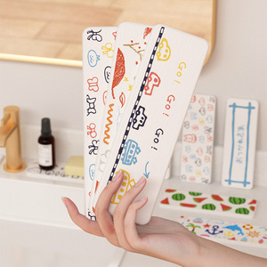 Support de Savon et Porte-Brosse à Dents en Terre de Diatomée Style Nordique pour Salle de Bain, Absorbant, Anti-Humidité, Séchage Rapide, Design Cartoon - Product Image 2