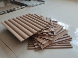 Panneaux muraux 3D texturés en MDF, panneaux muraux cannelés, composants en bois pour la décoration intérieure - Product Image 3