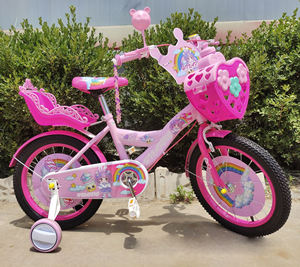 Nouveau design Style fleur 12 "14" 16 "bébé filles enfants <span class=keywords><strong>vélo</strong></span> <span class=keywords><strong>vélo</strong></span> avec siège de poupée pour 4 5 6 7 ans enfants <span class=keywords><strong>vélo</strong></span> - Product Image 6