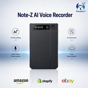 Enregistreur vocal IA Note-Z 16 Go avec boîtier en aluminium, transcription 81 langues, identification du parlant, assistant d'enregistrement de réunions - Product Image 3