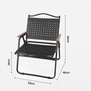 Chaises de camping Comit robustes et durables avec structure en fer de haute qualité, idéales pour les patios, la <span class=keywords><strong>pêche</strong></span> en plein air et les voyages - Product Image 3