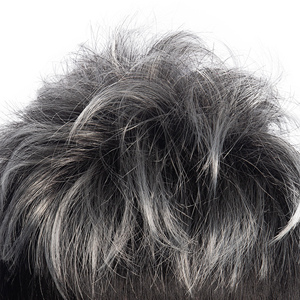 Pelucas Pixie de Moda al por Mayor, Pelucas Sintéticas con Cabello Lacio y Corto, Pelucas Negras con Reflejos Blancos para <span class=keywords><strong>Hombre</strong></span> - Product Image 6