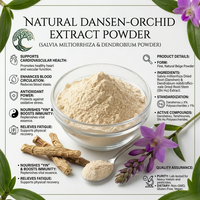 Poudre d'extrait d'orchidée Dendrobium Salep 100% naturelle de qualité alimentaire, racine séchée, supplément en fût de 1 kg