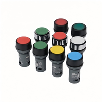 Tombol Tekan ABB CP1-10R-10 Asli 22mm Panel Mount Tipe Flush Merah 1NO Momentary Normally Open Saklar Tombol Tekan Industri