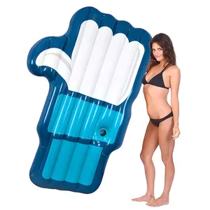 Matelas de piscine gonflable en PVC, durable, Original et créatif, flotteur de piscine, personnalisé, radeau de natation en vinyle, air LILO