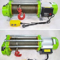 Palans électriques à batterie de haute qualité, vente directe d'usine, pour bâtiments métalliques, 2 tonnes, 100 m, avec élingue à câble métallique