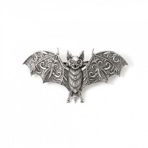 Retro Viking Gothic Bat Rune Hair <b>Clip</b> <b>Spring</b> <b>Clip</b> Gothic Bat Rune Hairpin Halloween Punk Style Bat Lady Alloy Hairpin - Product Image 6