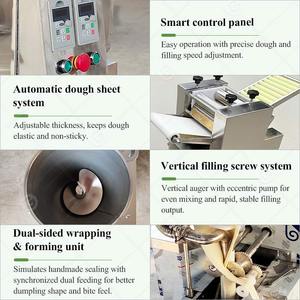 Máquina Automática de Acero Inoxidable para Hacer Gyoza, Ravioli y Empanadas de 10cm/12cm/15cm - Product Image 4