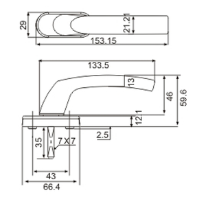 Aksesoris aluminium perangkat keras jendela <span class=keywords><strong>pvc</strong></span> pegangan jendela upvc penampilan putih grosir untuk jendela <span class=keywords><strong>pvc</strong></span> aluminium