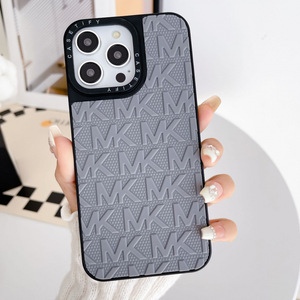 Alla moda marche <span class=keywords><strong>di</strong></span> moda <span class=keywords><strong>di</strong></span> lusso 3D goffratura artigianale in Silicone per iPhone 16 15 14 13 Pro Max brand <span class=keywords><strong>di</strong></span> lusso moda - Product Image 4