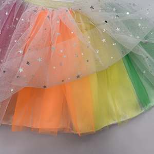 Nuevo Modelo 2021 Vestido de Fiesta para Niña, Tutú Navideño Brillante para Bebés, Falda de Ballet - Product Image 2