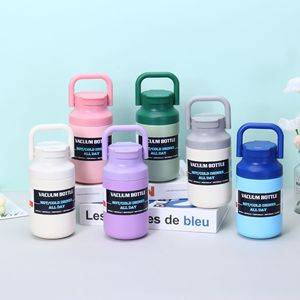 Contenitore Termico per Alimenti in Acciaio Inox con Logo Personalizzato, <span class=keywords><strong>Thermos</strong></span> con Manico Portatile, Regalo Aziendale - Product Image 2