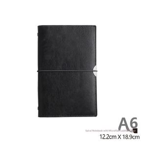 Superfirber Leather Dowling <b>Paper</b> A6 Vintage Strap Notebook High Aesthetic Gradient Color Multifunctional Business Binder - Product Image 5