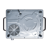 Cuisinière infrarouge électrique 280*360 2200W Double anneau noir cristal plaque bouton contrôle National cuisinière à Induction infrarouge