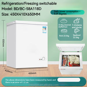 Nouveau modèle 2025 Congélateur coffre horizontal blanc 72L, alimentation automatique, dimensions d'emballage, prix usine, usage commercial, domestique et hôtelier - Product Image 3