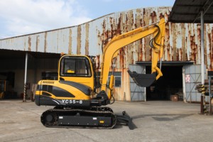 Hete Verkoop Chinese Grondverzetmachines Rupsgraafmachine <span class=keywords><strong>YC55</strong></span>-<span class=keywords><strong>8</strong></span> 5,7ton Mini Graafmachine Met 0,2 Cbm Bakcapaciteit - Product Image 2