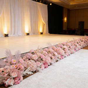 Flores Artificiales al por Mayor, Camino de Mesa de Eucalipto de Seda para Bodas, Centros de Mesa para Decoración de Bodas - Product Image 2