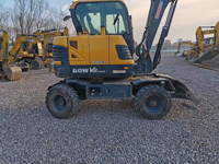 Excavatrice sur pneus hyundai 60w-9 d'occasion, 6 tonnes, 15 tonnes, 21 tonnes, HYUNDAI R60W