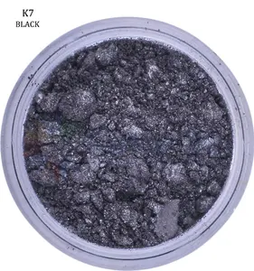 Großhandel k9 pulver-Glimmer pulver für kosmetische schwarze Farben