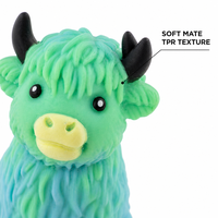 Jouet Squishy Vache des Highlands Kawaii