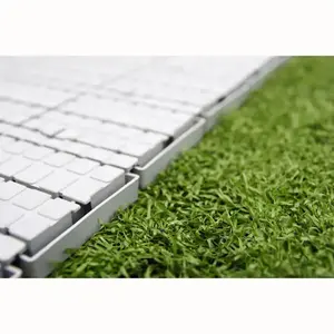 便携式塑料保护足球草皮保护地板，用于足球场保护垫垫