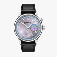 Montre de plongée automatique - Étanche 100 m en acier inoxydable avec cadran lumineux unique Montre de plongée pour homme personnalisable