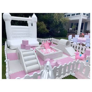 Çocuklar sıçrama ev partisi yumuşak oyun renkli croyola ekipmanları yumuşak heykel köpük oyun alanı yumuşak oyun için çocuk atlıkarınca - Product Image 3