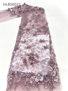 3D hoa đính cườm ren sáng hoa vải đầy màu sắc đính cườm <span class=keywords><strong>sequin</strong></span> vải cho bán buôn giá rẻ hơn - Product Image 2