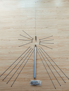 เสาอากาศกลางแจ้งแบบวงกว้าง 25-3000mhz ทำจากสแตนเลส สำหรับสถานีฐาน รุ่น Discone Antenna D130 - Product Image 5