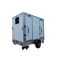 Maison de studio préfabriquée, toilettes portables en conteneur, toilettes mobiles sur remorque