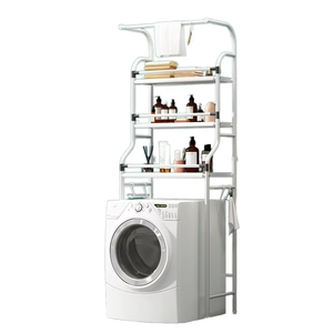 Organizador de Lavandería Independiente, Estante de Almacenamiento de 3 Niveles para Sobre la Lavadora - Product Image 6