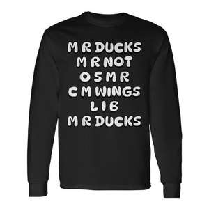 T-shirt à manches longues M R Ducks, Mr Not Os, Mr Cm Wings, Lib Mr Ducks, T-shirt promotionnel - Product Image 1
