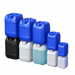 Bidons en plastique de 10 L, blancs, bleus, noirs, de qualité <span class=keywords><strong>alimentaire</strong></span>, pour produits chimiques, conteneurs de stockage pour liquides usagés avec couvercles hermétiques - Product Image 2