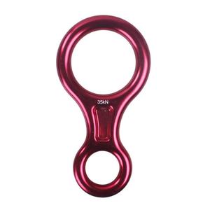 Anillo Descensor de 8 Figuras de Aleación de Aluminio, Capacidad de Elevación de 35KN, Equipo de Seguridad para Protección Contra Caídas en Altura para Escalada y Escape - Product Image 6