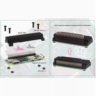 Modules et kits électroniques Raspberry Pi Zero 2W avec dissipateur thermique en alliage d'aluminium C296 Plusieurs spécifications sont disponibles