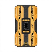 Démarreur de voiture portable, compresseur d'air, booster de batterie, gonfleur sans fil