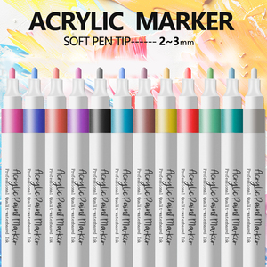 ART WALKER <span class=keywords><strong>Pennarelli</strong></span> <span class=keywords><strong>Acrilici</strong></span> Premium Multicolore, Set da 120 Colori, Penne Permanenti <span class=keywords><strong>per</strong></span> Vetro, Metallo, Legno, Tessuto, Regalo, Disegno e Forniture <span class=keywords><strong>per</strong></span> Doodle - Product Image 4