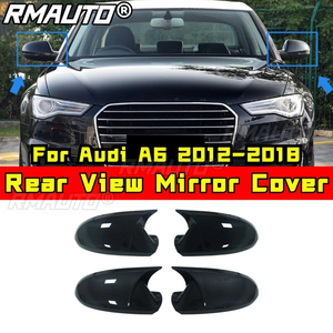 ฝาครอบกระจกมองหลังรถยนต์ ป้องกันรอยขีดข่วน สำหรับ Audi A6 2012-2018 ชุดแต่งรถยนต์ อุปกรณ์ตกแต่งรถยนต์ - Product Image 1