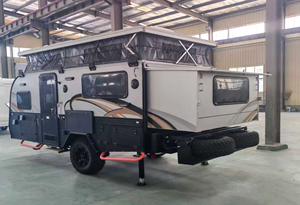Alta calidad estilo moderno Pop Top fibra de vidrio camión Camper Rvs recoger tobogán en <span class=keywords><strong>caravana</strong></span> dosel remolques de Camping - Product Image 3