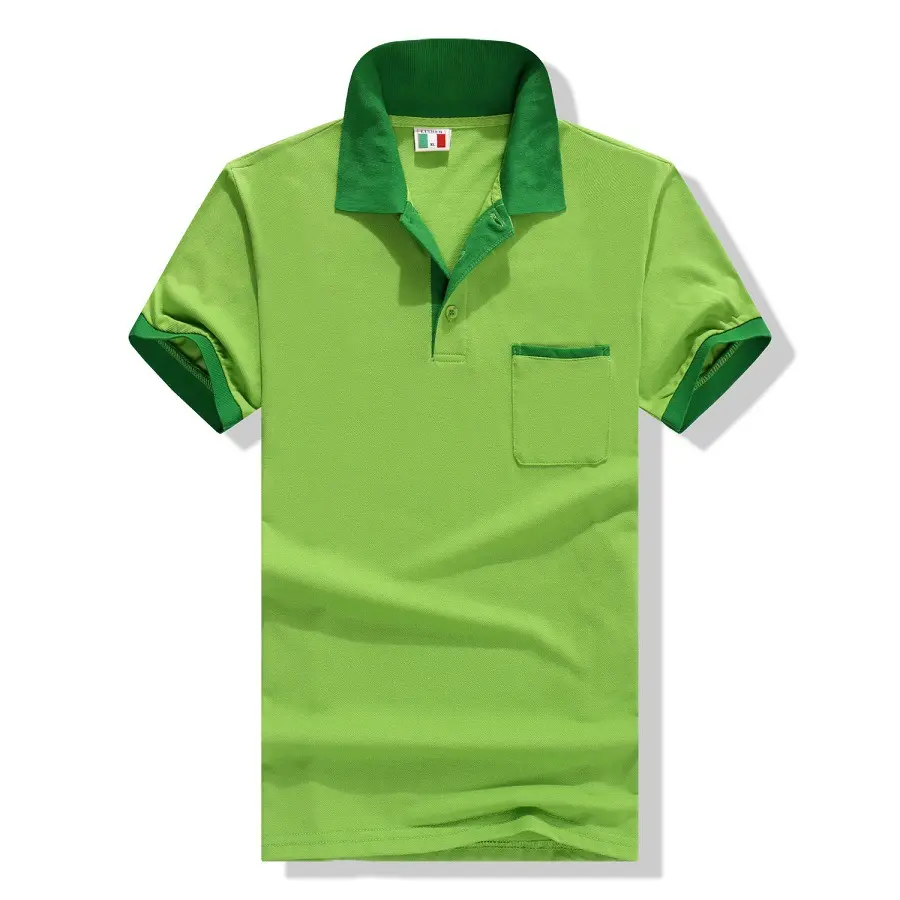 Hx-1758220 Bán Chạy Áo Polo Thương Hiệu Riêng Thiết Kế Theo Yêu Cầu Áo Thun Polo Nam Ngắn Tay Polyester Khô Vừa Vặn Chơi Gôn