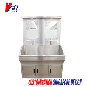 Évier à capteur en acier inoxydable VICTORY Medical pour laboratoires et hôtels et restaurants avec éviers miroir Inox - Product Image 2