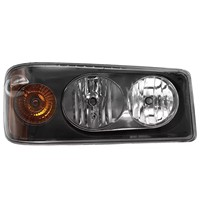 Pour Mack Granite GU7 GU8 2008-2018 GU4 GU5 2012-2018 TD700 2010-2017 Phares noirs de remplacement Éclairage de camion