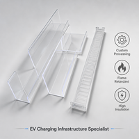 Nouvelles pièces de boîtier de protection en polycarbonate transparent à haute isolation, blindage durable, découpe CNC de précision, épaisseur personnalisable