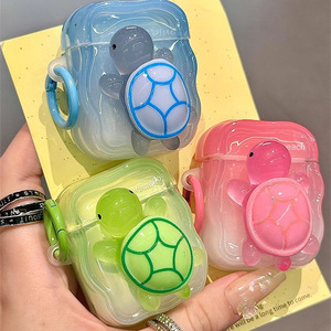 Nueva Funda Protectora 3D con Forma de Tortuga de Cristal para Auriculares Pro2/<span class=keywords><strong>123</strong></span>, Anti-caídas - Product Image 1