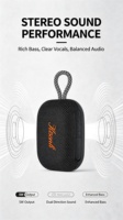 Mini Altavoz Inalámbrico Portátil de 5W, IPX4 Impermeable, Batería de 1800mAh, Bluetooth 5.4, para Campamentos, Viajes, Fiestas y Uso con Computadora