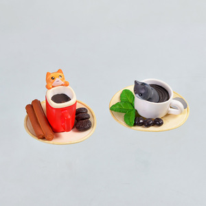 Miniature Cartoon Sets Sweet <strong>Cats</strong> Children Toys DIY Coffee Cup <strong>Cat</strong> Action <strong>Figurines</strong> Ornaments Desktop Car Decor Home Decoration - Product Image 4