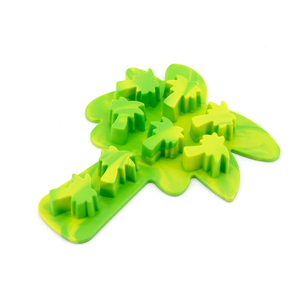 Cocotiers et flamants roses 3D <span class=keywords><strong>Dino</strong></span> Silicone gâteau moule plateau enfant dessin animé glace et de qualité alimentaire Cube forme gommeux moule plateau - Product Image 2